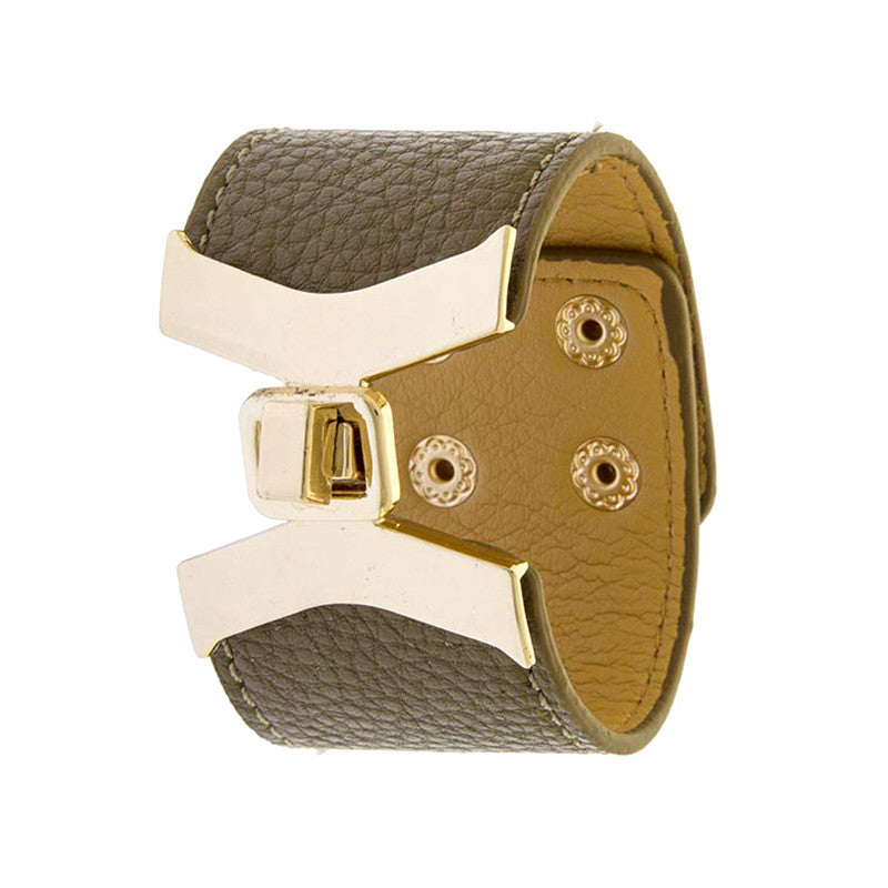 Stylish Leather Bracelet - Jewelry Buzz Box
 - 1