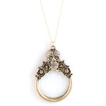 Magnifying Skull Necklace - Jewelry Buzz Box
 - 1