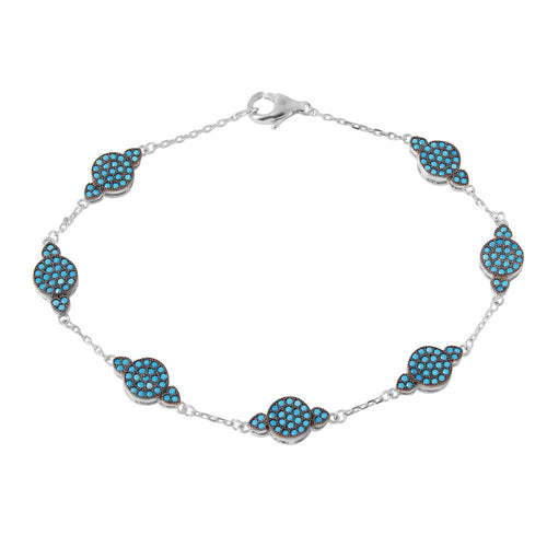 Twinkle Sterling Silver Link Bracelet - Jewelry Buzz Box
