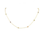 Rolo Sparkle Bezel Necklace - Jewelry Buzz Box
 - 1