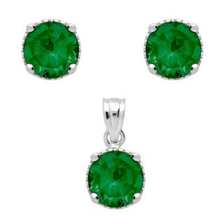 Emerald Green BirthStone Earring - Jewelry Buzz Box
 - 2