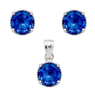 Sapphire Blue Earring - Jewelry Buzz Box
 - 2