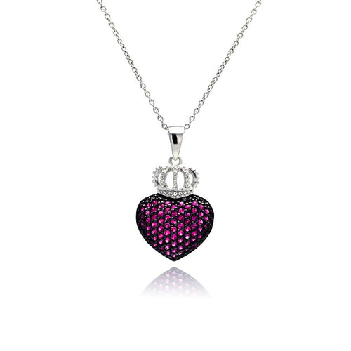 Queen Heart Necklace - Jewelry Buzz Box
