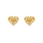 Cute Heart Stud Earrings - Jewelry Buzz Box
 - 3
