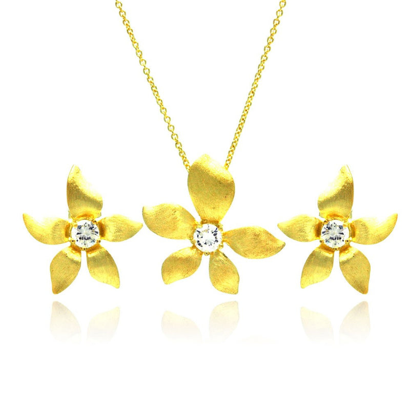 Glow Flower Necklace Set - Jewelry Buzz Box
