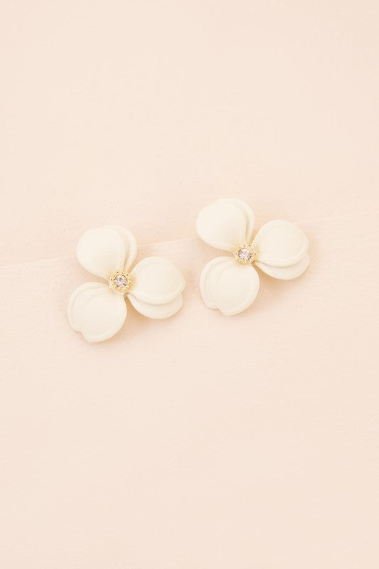 Gardenia Statement Earrings
