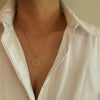 Loveholic Round Pendant Necklace