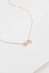 Bicycle Necklace 18K Rose Gold