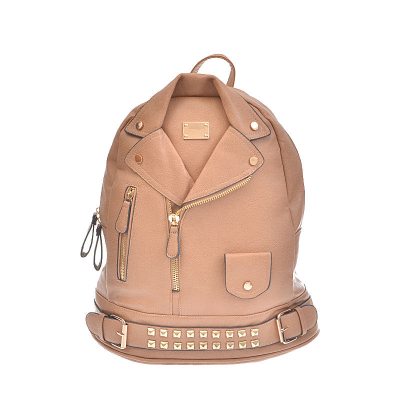 Leather Jacket Backpack - Jewelry Buzz Box
 - 3