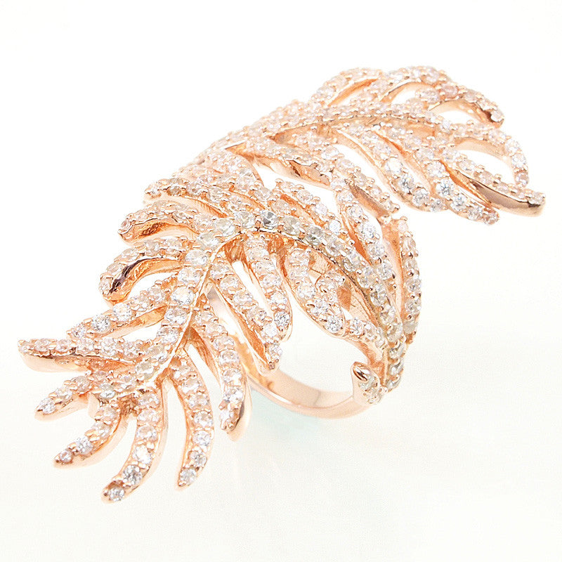 Feather Ring - Jewelry Buzz Box
