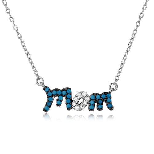Turquoise Mom Necklace - Jewelry Buzz Box
