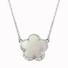 Flower Opal Necklace