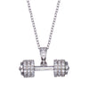 Dumbbell Necklace