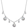 Halo Drops Opal Necklace