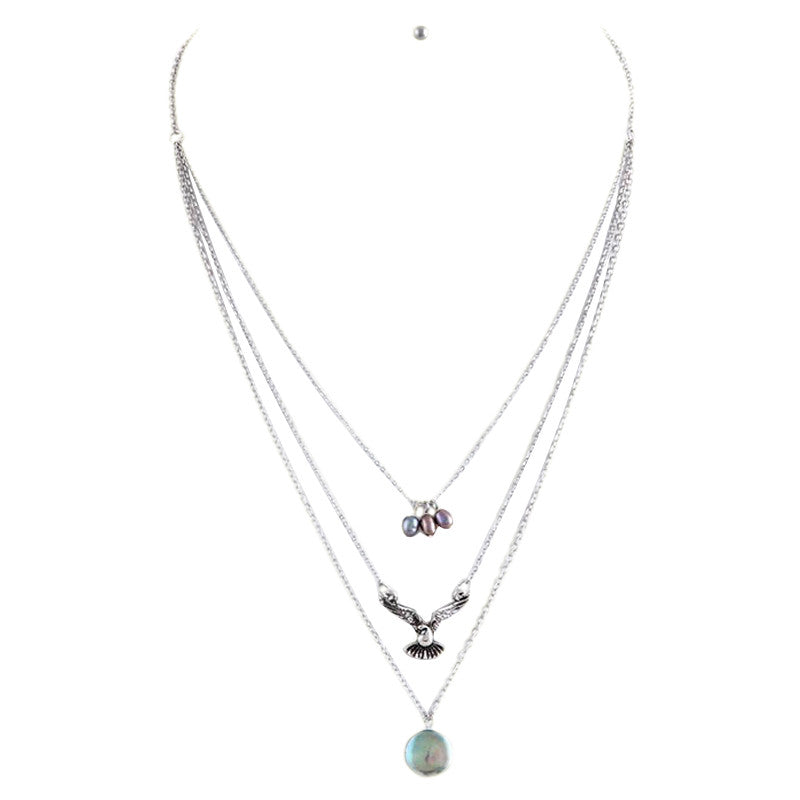 Free Falling Necklace and Earring Set - Jewelry Buzz Box
 - 2