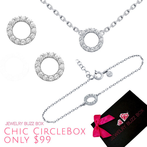 Chic Circle Box - Jewelry Buzz Box
 - 1