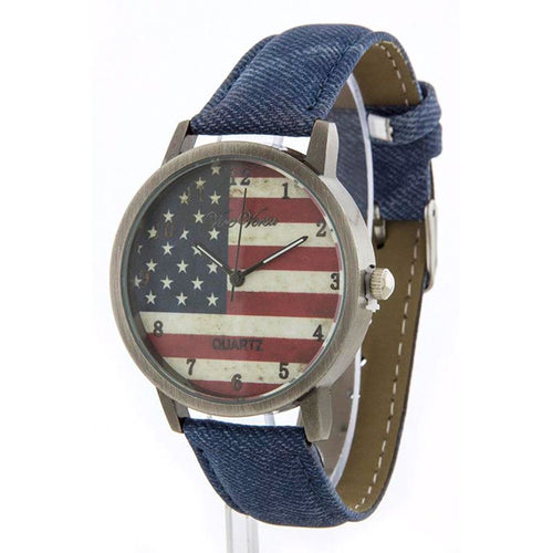American Flag Watch - Jewelry Buzz Box
 - 1
