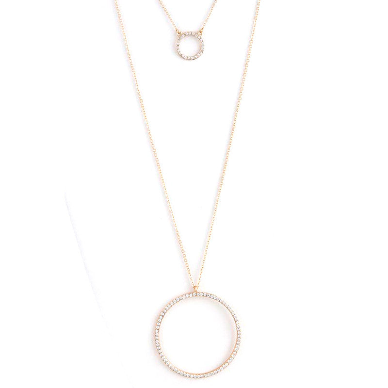 Chic Circle Necklace - Jewelry Buzz Box
 - 1