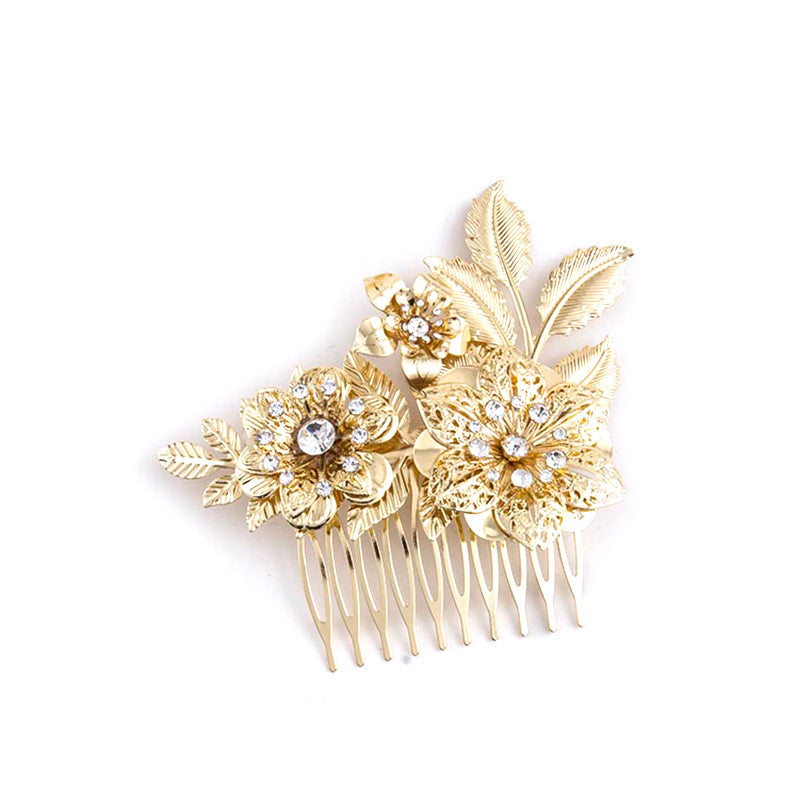 Classic Floral Hair Pin - Jewelry Buzz Box
 - 1