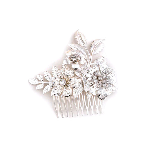 Classic Floral Hair Pin - Jewelry Buzz Box
 - 2