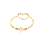 Heart Cross Ring - Jewelry Buzz Box
 - 4