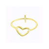 Heart Cross Ring - Jewelry Buzz Box
 - 3