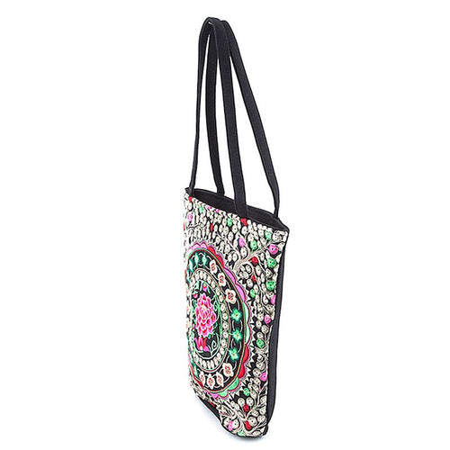 Beautiful Floral Tote Bag - Jewelry Buzz Box
 - 2