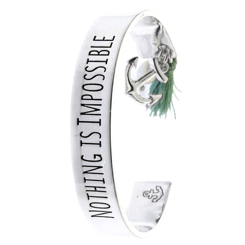 Nothing Is Impossible Bracelet - Jewelry Buzz Box
 - 1