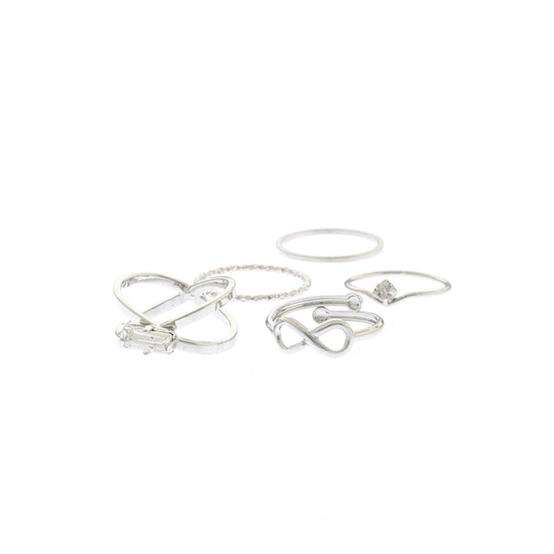Crystal Delicate Ring Set - Jewelry Buzz Box
 - 3