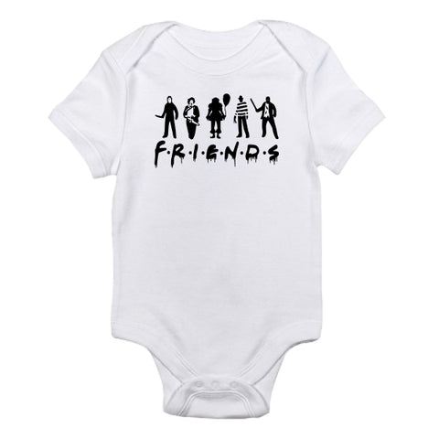 Onesie Friends Baby Clothes Horror Friends Baby Onesie – Jewelry