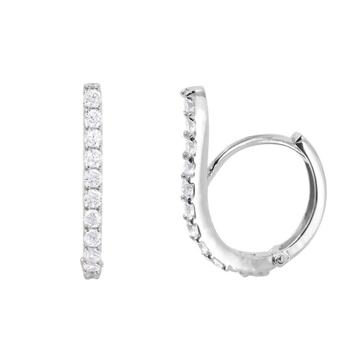 Masterpiece Round Hoop Earrings - Jewelry Buzz Box
