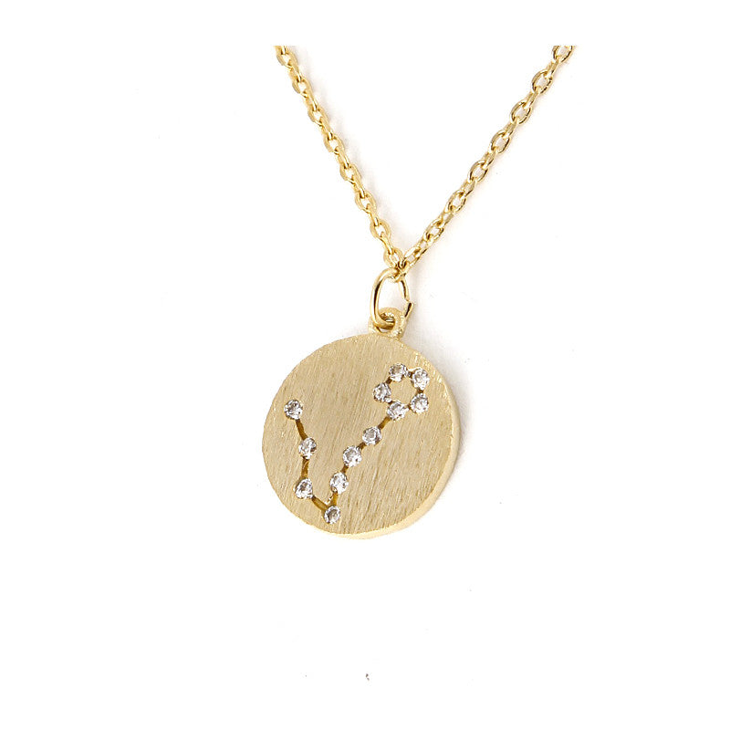 Zodiac Disk Necklace - Jewelry Buzz Box
 - 2