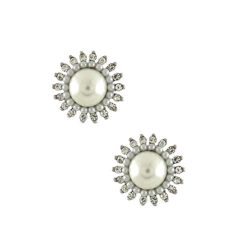 Pearl Burst Earrings - Jewelry Buzz Box
 - 1