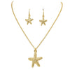 Polished Starfish Pendant Set - Jewelry Buzz Box
 - 1