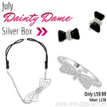 July Dainty Dame Silver Box - Jewelry Buzz Box
 - 1