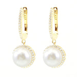 Pearl Drop Silver Earrings - Jewelry Buzz Box
 - 1