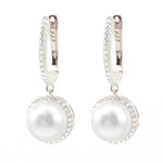 Pearl Drop Silver Earrings - Jewelry Buzz Box
 - 3