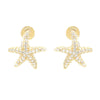 Starfish Stud Earrings - Jewelry Buzz Box
 - 2