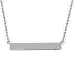 Personalize Bar Necklace - Jewelry Buzz Box
 - 2