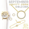 September Dainty Dame Gold Box - Jewelry Buzz Box
 - 1