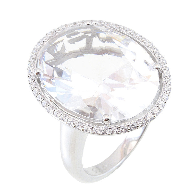 Crystal hot sale ball ring