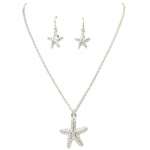 Polished Starfish Pendant Set - Jewelry Buzz Box
 - 2