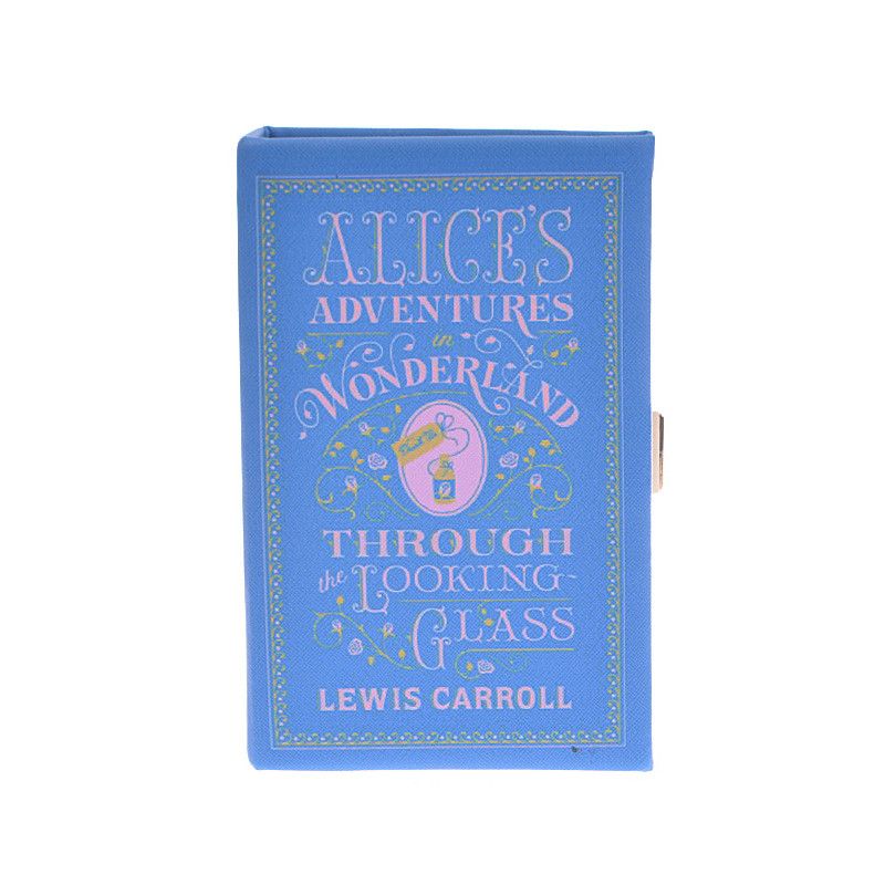 Alices Adventures in Wonderland Book Clutch - Jewelry Buzz Box
 - 1