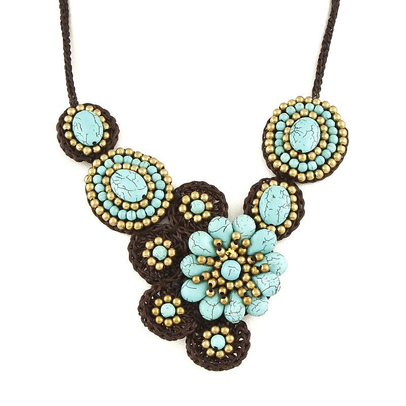 Boho Baby Blue Necklace - Jewelry Buzz Box
 - 1