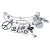 Ohm Peace Charm Bracelet - Jewelry Buzz Box
 - 3