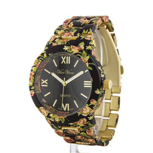 Fancy Floral Watch - Jewelry Buzz Box
 - 1