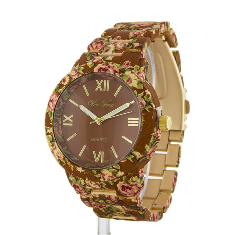 Fancy Floral Watch - Jewelry Buzz Box
 - 2