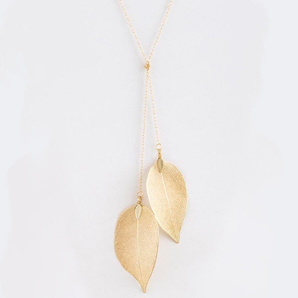 Lovely Leaf Necklace - Jewelry Buzz Box
 - 3