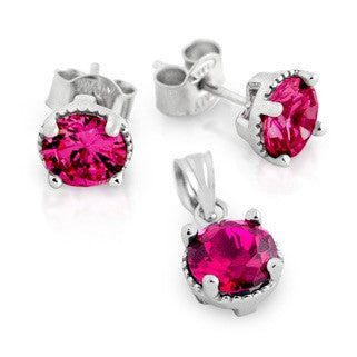 Ruby Bithstone Earring - Jewelry Buzz Box
 - 2