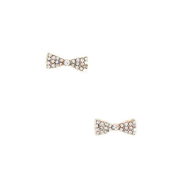 Crystal Ribbon Earrings - Jewelry Buzz Box
 - 1